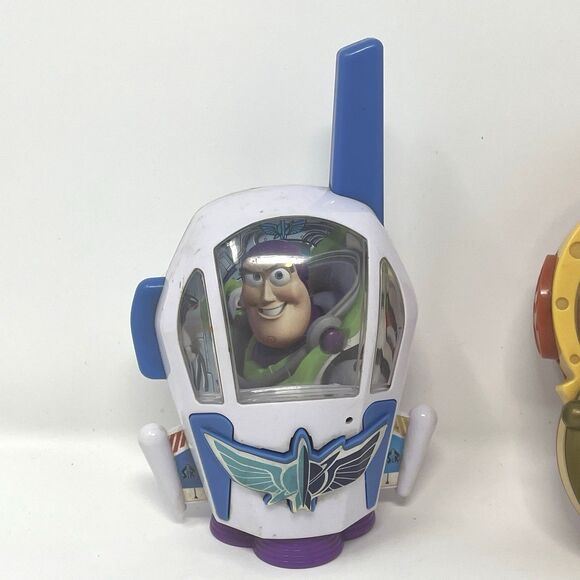 Disney Toy Story 4 Walkie Talkie Set Buzz Lightyear And Sheriff Woody - Works - Picture 2 of 14